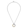 Gabriel & Co. Bujukan Two-Tone Interlocking Pendant Necklace