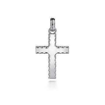 Gabriel & Co. Sterling Silver Beveled Cross