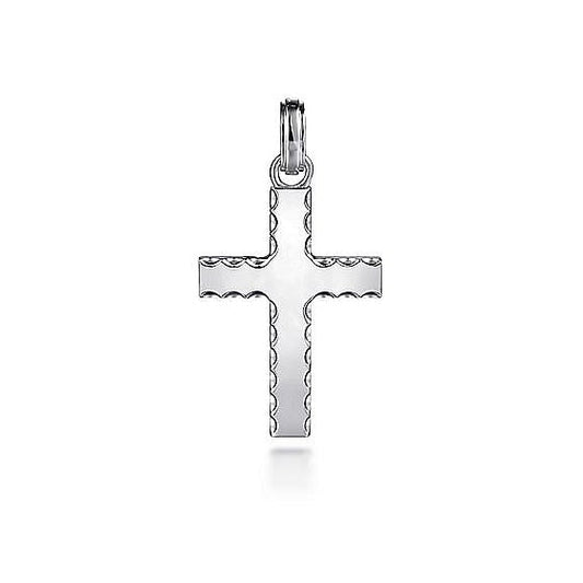 Gabriel & Co. Sterling Silver Beveled Cross
