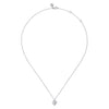 Gabriel & Co. Sterling Silver Diamond-Cut Heart Pendant