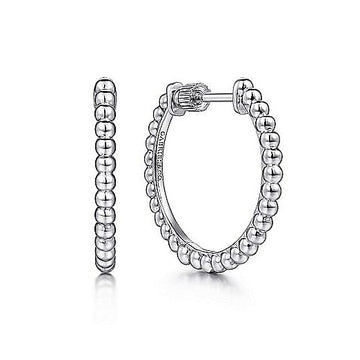 Gabriel & Co Sterling Silver Bujukan 20mm Hoops