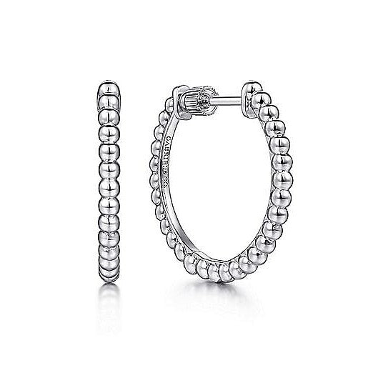 Gabriel & Co Sterling Silver Bujukan 20mm Hoops