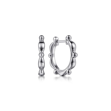 Gabriel & Co. Sterling Silver Bujukan Huggies