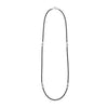 Lagos Black Agate & Sterling Silver Station Necklace