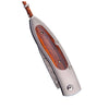 William Henry "Granada" Titanium and Cocobolo Wood Pocket Knife with Damascus Blade