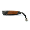 William Henry "Pappy Reserve" Damascus Steel and Wood Pocket Knife