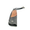 William Henry "Pappy Reserve" Damascus Steel and Wood Pocket Knife