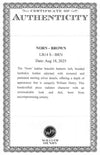 William Henry "Norn" Brown Leather and Sterling Silver Bracelet