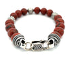 William Henry "Seaside" Red Jasper Bracelet