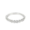 14K White Gold Shared-Prong Lab Grown Diamond Anniversary Band