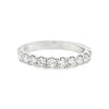 14K White Gold  3/4 Carat Lab Grown Diamond Anniversary Band