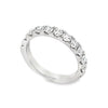 14K White Gold 11-Stone Lab Grown Diamond Anniversary Band