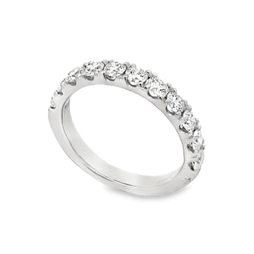 14K White Gold 11-Stone Lab Grown Diamond Anniversary Band