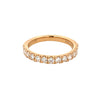 14K Yellow Gold 13-Stone Lab Grown Diamond Anniversary Band