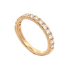 14K Yellow Gold 13-Stone Lab Grown Diamond Anniversary Band