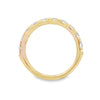 14K Yellow Gold 10-Stone Lab Grown Diamond Anniversary Band