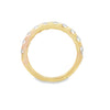 14K Yellow Gold 10-Stone Lab Grown Diamond Anniversary Band