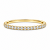 14K Yellow Gold 1/4-Carat Lab Grown Diamond Anniversary Band