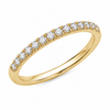 14K Yellow Gold 1/4-Carat Lab Grown Diamond Anniversary Band