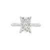 14K White Gold 2-Carat Radiant Cut Lab Grown Diamond Solitaire Engagement Ring