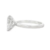 14K White Gold 2-Carat Radiant Cut Lab Grown Diamond Solitaire Engagement Ring
