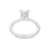 14K White Gold 2-Carat Radiant Cut Lab Grown Diamond Solitaire Engagement Ring