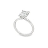 14K White Gold 2-Carat Radiant Cut Lab Grown Diamond Solitaire Engagement Ring