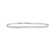 14K White Gold 3-Carat Lab Grown Diamond Tennis Bracelet