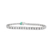 14K White Gold 10-Carat Lab Grown Diamond Tennis Bracelet