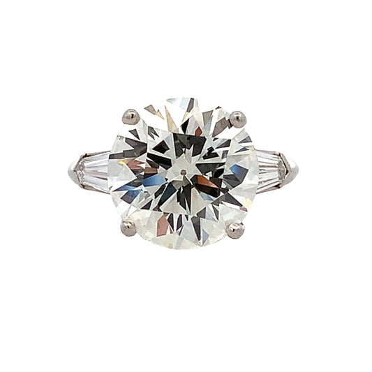 Estate Platinum 3-Stone Ring