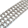 Estate 18K White Gold Wide Bracelet