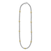 Lagos Sterling Silver & 18K Signature Caviar Rope Necklace