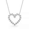 Memoire 18K White Gold Essentials Diamond Heart Necklace