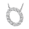 Memoire 18K White Gold 1-Carat Diamond Circle Necklace