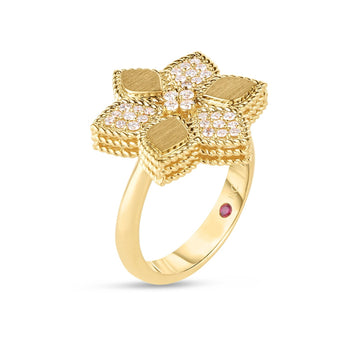 Roberto Coin 18K Yellow Gold Vernazza Flower Ring