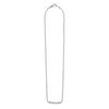 Lagos Sterling Silver Caviar Spark Diamond Bar Necklace