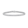Memoire 18K White Gold Bezel Diamond Line Bracelet