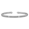 Lagos Sterling Silver Signature Caviar 6 Bar Mini Versa Torque Bracelet