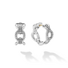 Lagos Sterling Silver Caviar Oval Link Huggies