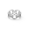 Lagos Sterling Silver Caviar Link Ring