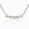 Christopher Designs 14K Yellow Gold Mix-Shape Diamond Center Necklace