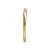 Gabriel & Co. 14K Yellow Gold Open Diamond Stackable Ring
