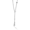 Lagos Sterling Silver Caviar Spark Diamond Circle Pendant Necklace
