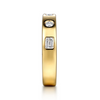 Gabriel & Co. 14K Yellow Gold Burnish Setting Diamond Anniversary Band