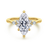 Gabriel & Co. 14K Yellow Gold "Arletta" Diamond Engagement Ring Mounting