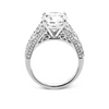 Simon G.14K White Gold Diamond Engagement Ring Mounting