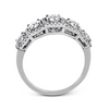 Simon G. 14K White Gold Anniversary Diamond Ring