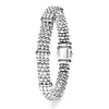 Lagos Sterling Silver Fluted Beaded 9mm Bracelet