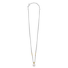 Lagos Two-Tone Pearl Pendant Necklace