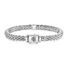 Lagos Sterling Silver Single Station "X" Diamond 6mm Bracelet